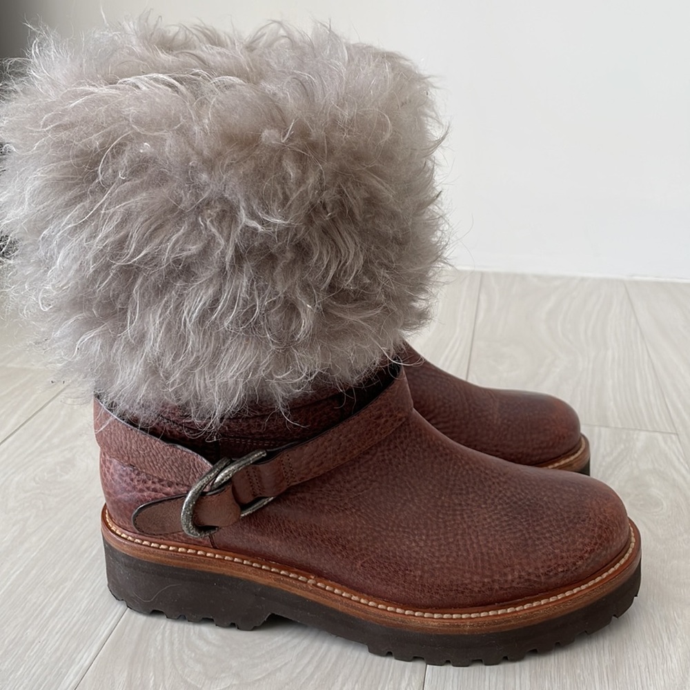 Worn Once! Brunello Cucinelli Leather Boots